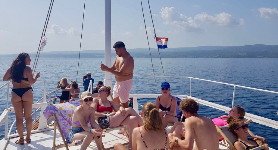 Relaxen tijdens de boottocht Relaxen tijdens de boottocht